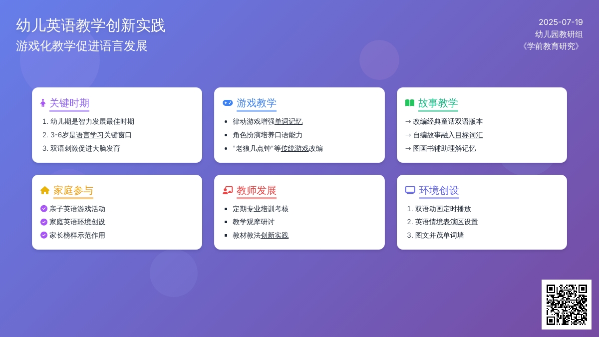 浅谈如何有效开展幼儿园英语教学