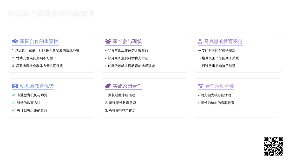 幼儿园与家庭合作的重要性