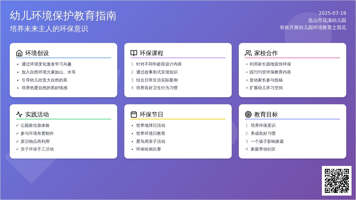有效开展幼儿园环境教育之我见