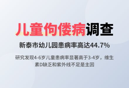 幼儿园儿童佝偻病患病情况调查-幼师课件网