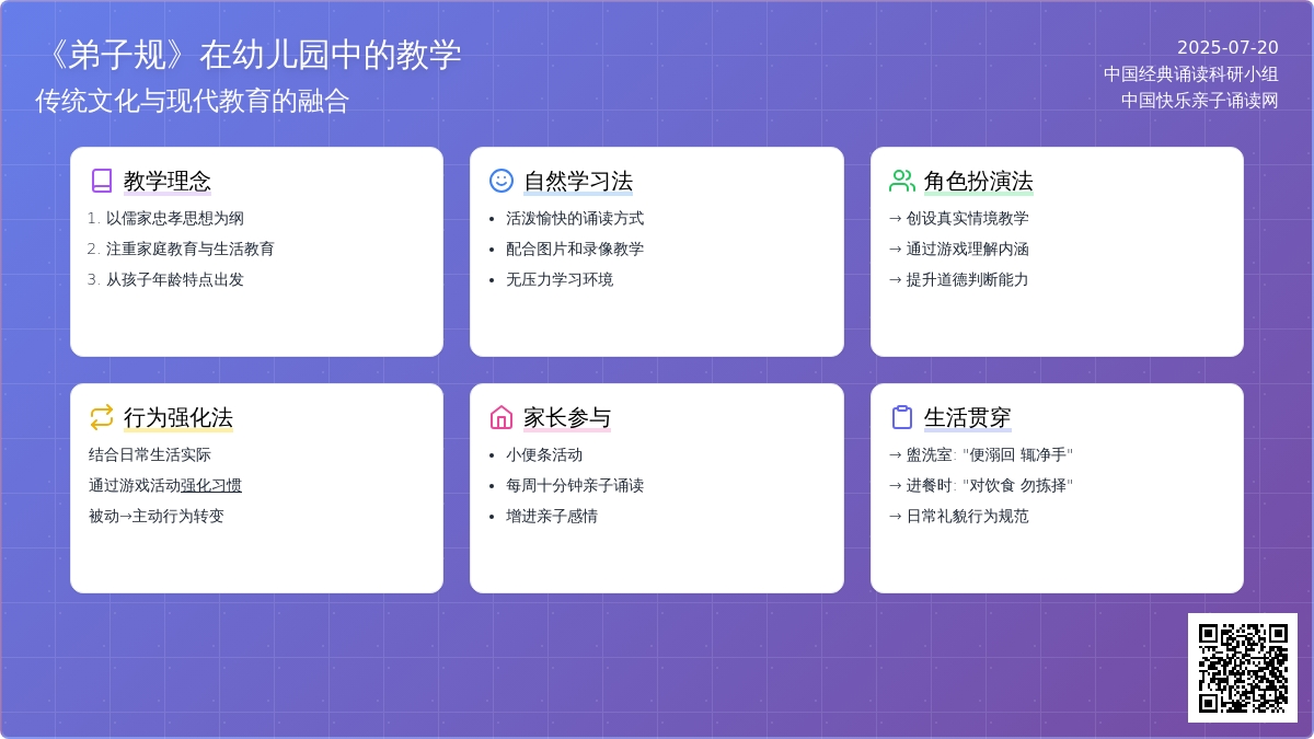 《弟子规》在幼儿园中的教学