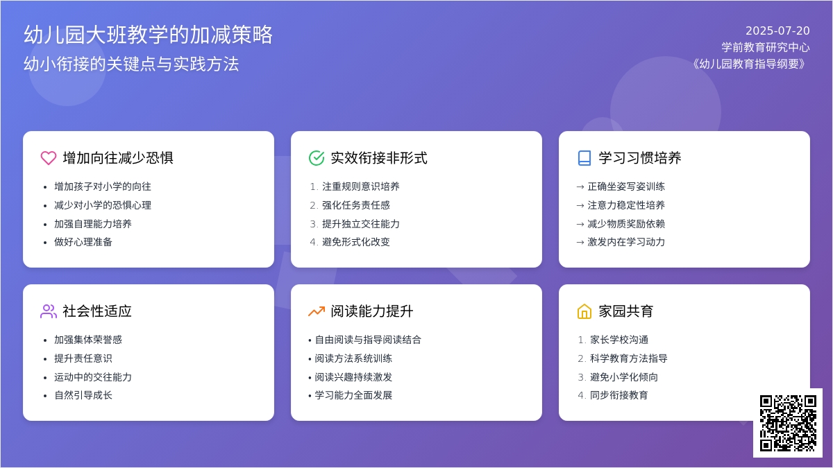 幼儿园大班教学的加减策略