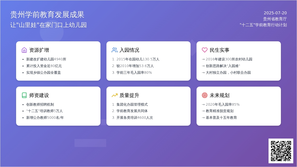 让“山里娃”在家门口上幼儿园