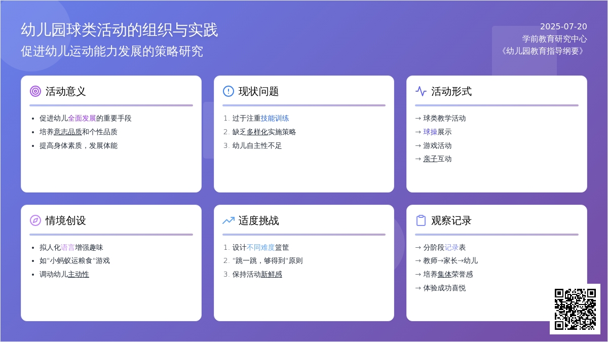 浅谈幼儿园球类活动的组织