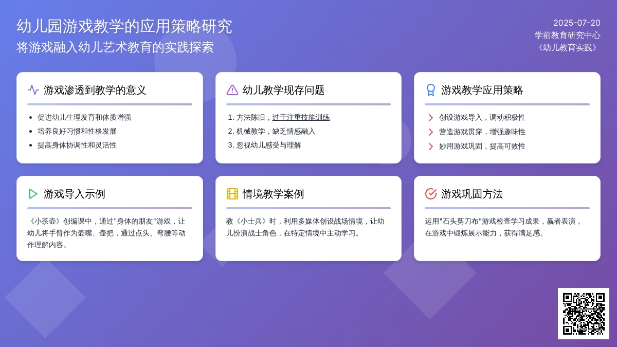 浅谈幼儿园中的舞蹈游戏