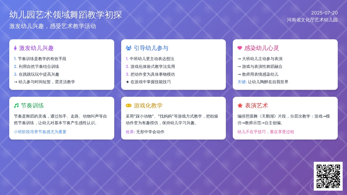 幼儿园艺术领域舞蹈教学初探