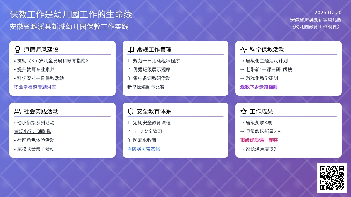 教育质量是幼儿园教育的生命线