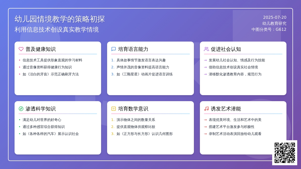 幼儿园情境教学的策略初探