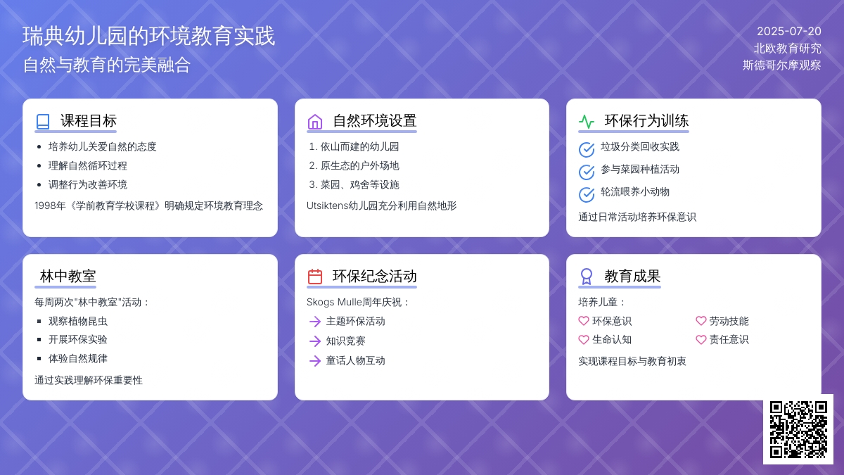 亲历瑞典幼儿园的环境教育