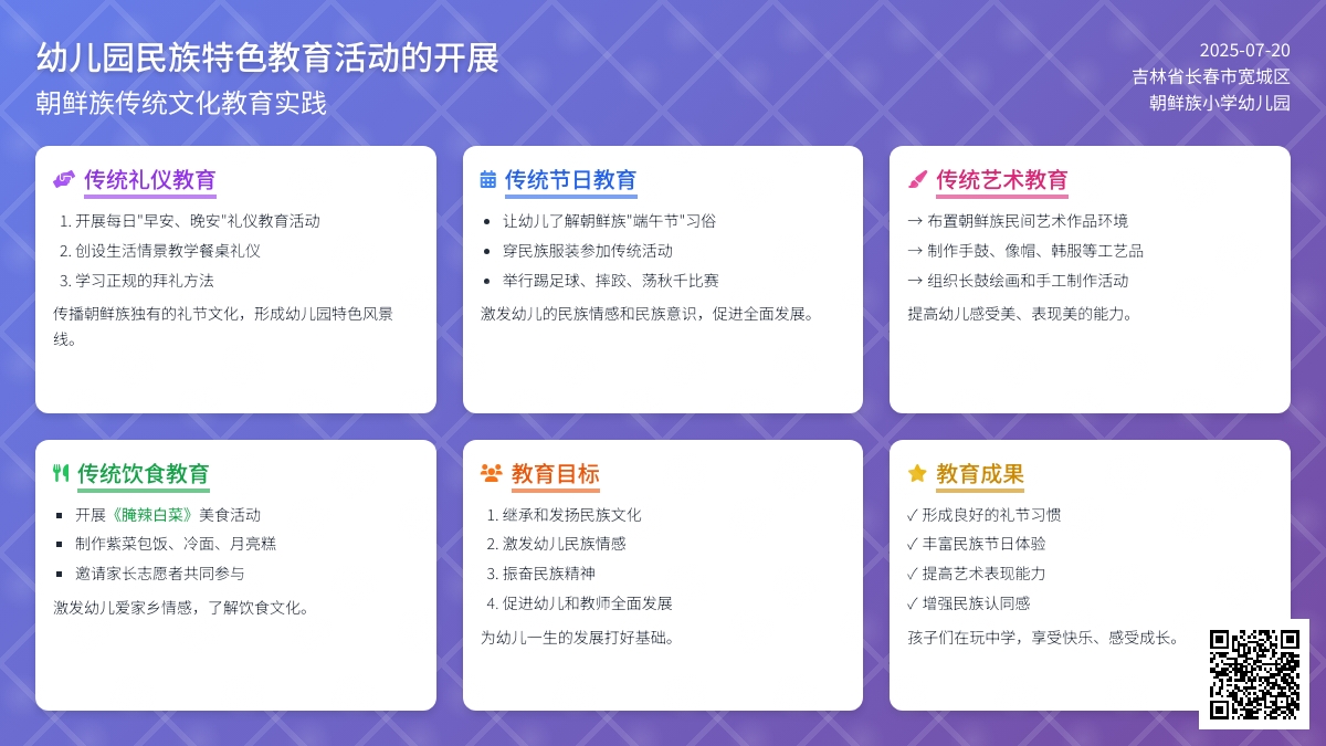 幼儿园民族特色教育活动的开展