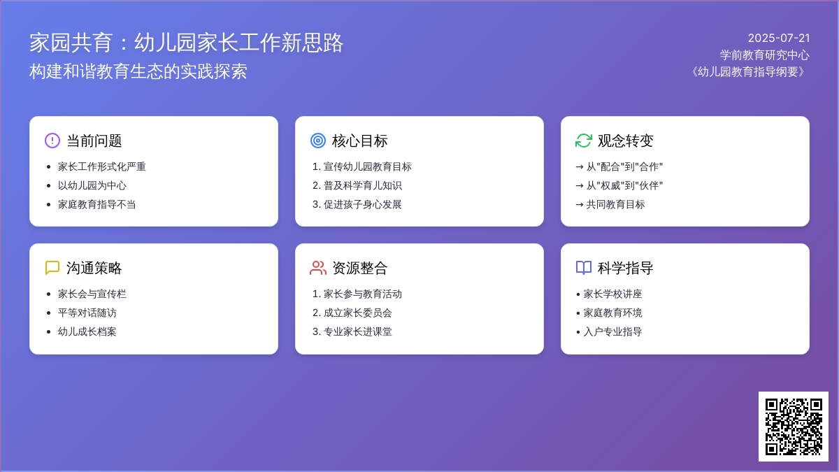 浅谈幼儿园家长工作的管理