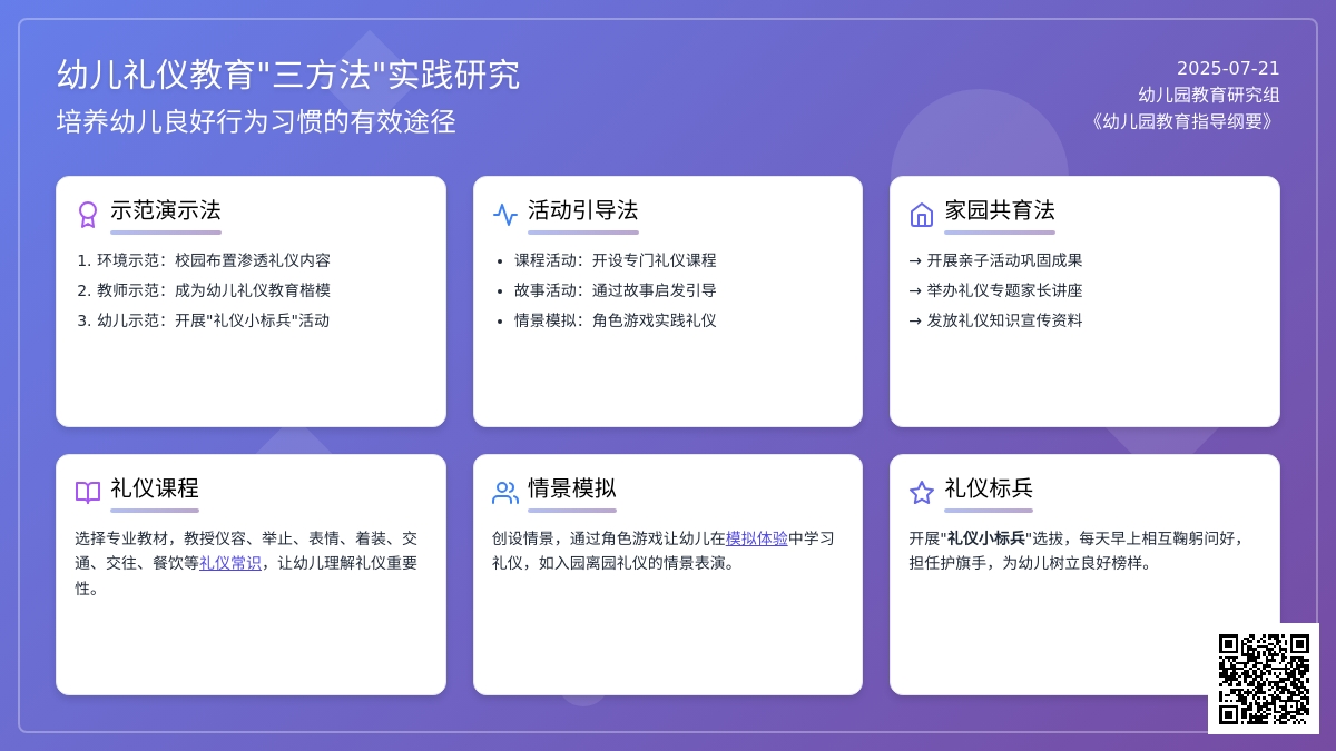 如何在幼儿园实施礼仪教育