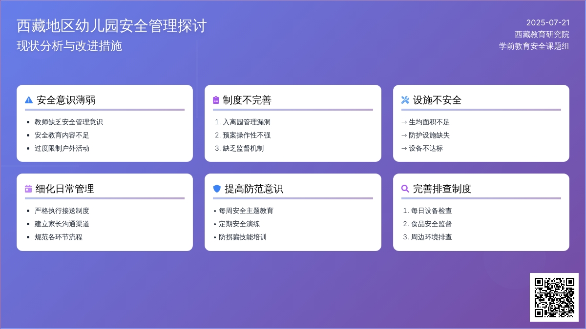 西藏地区幼儿园安全管理探讨