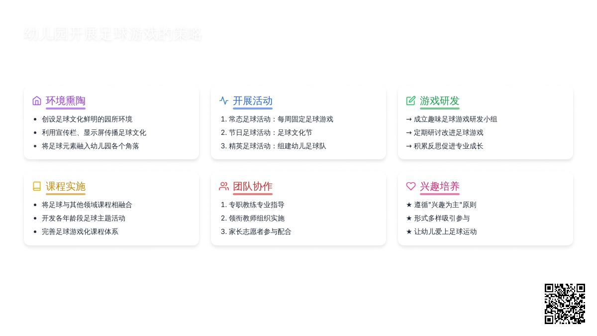 幼儿园开展足球游戏的策略