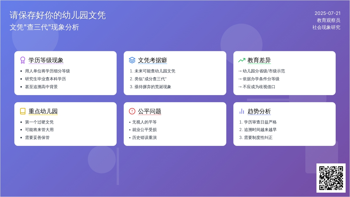 请保存好你的幼儿园文凭