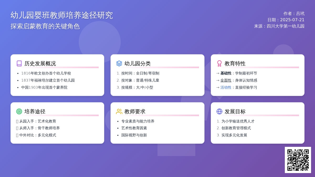 浅析培养幼儿园婴班教师途径