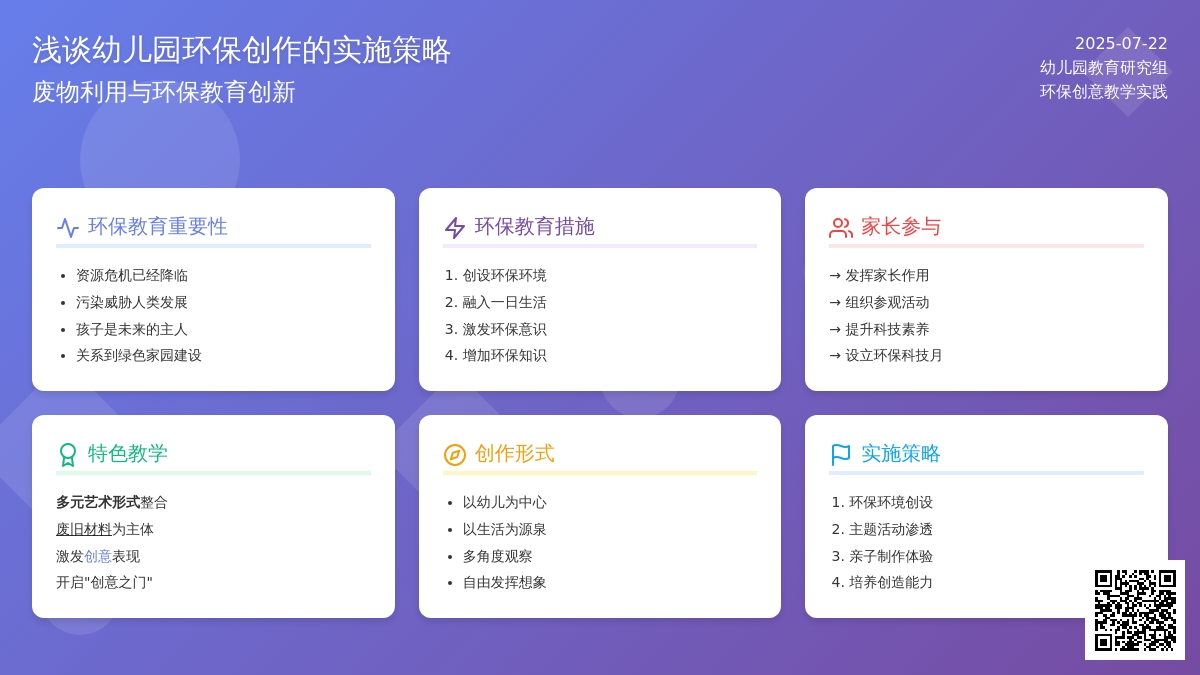 浅谈幼儿园环保创作的实施策略