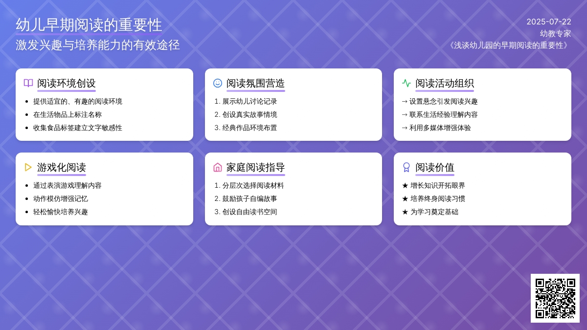 浅谈幼儿园的早期阅读的重要性