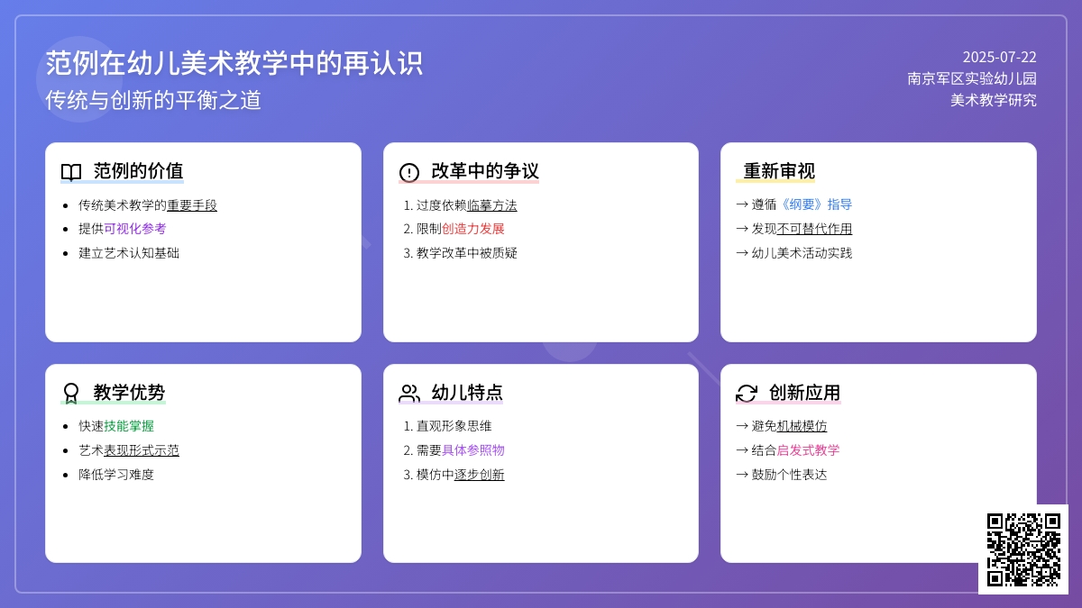 再认识范例教学　南京军区实验幼儿园