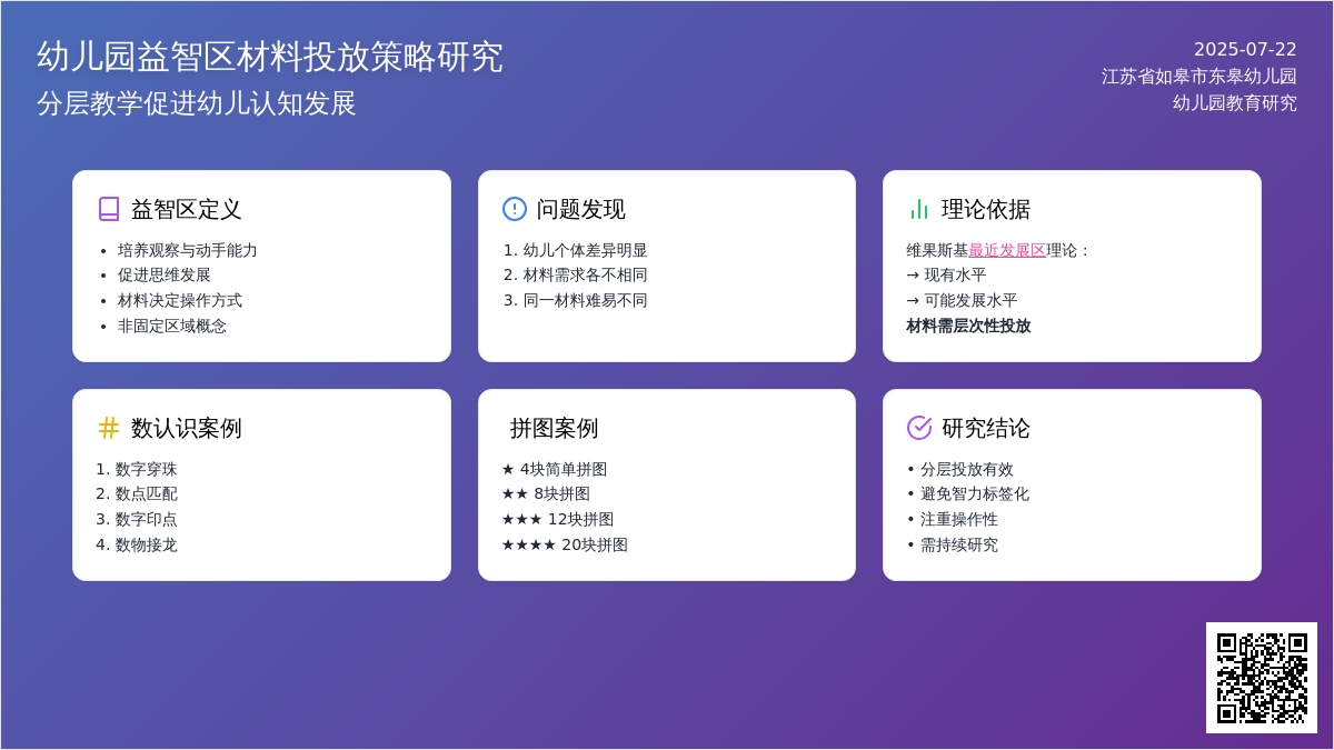 幼儿园益智区材料投放及策略