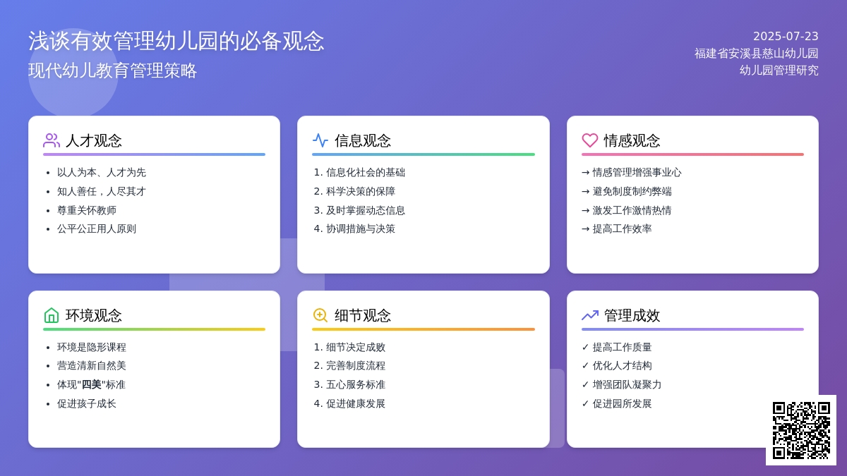 浅谈有效管理幼儿园的必备观念