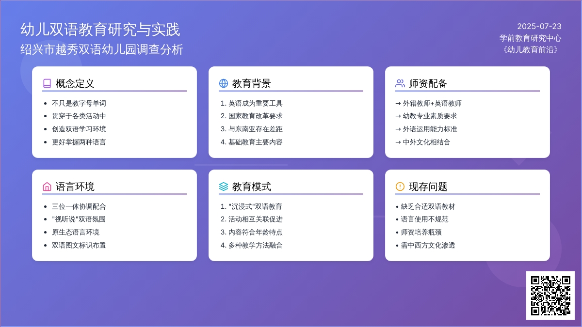 幼儿园双语教学的调查与分析