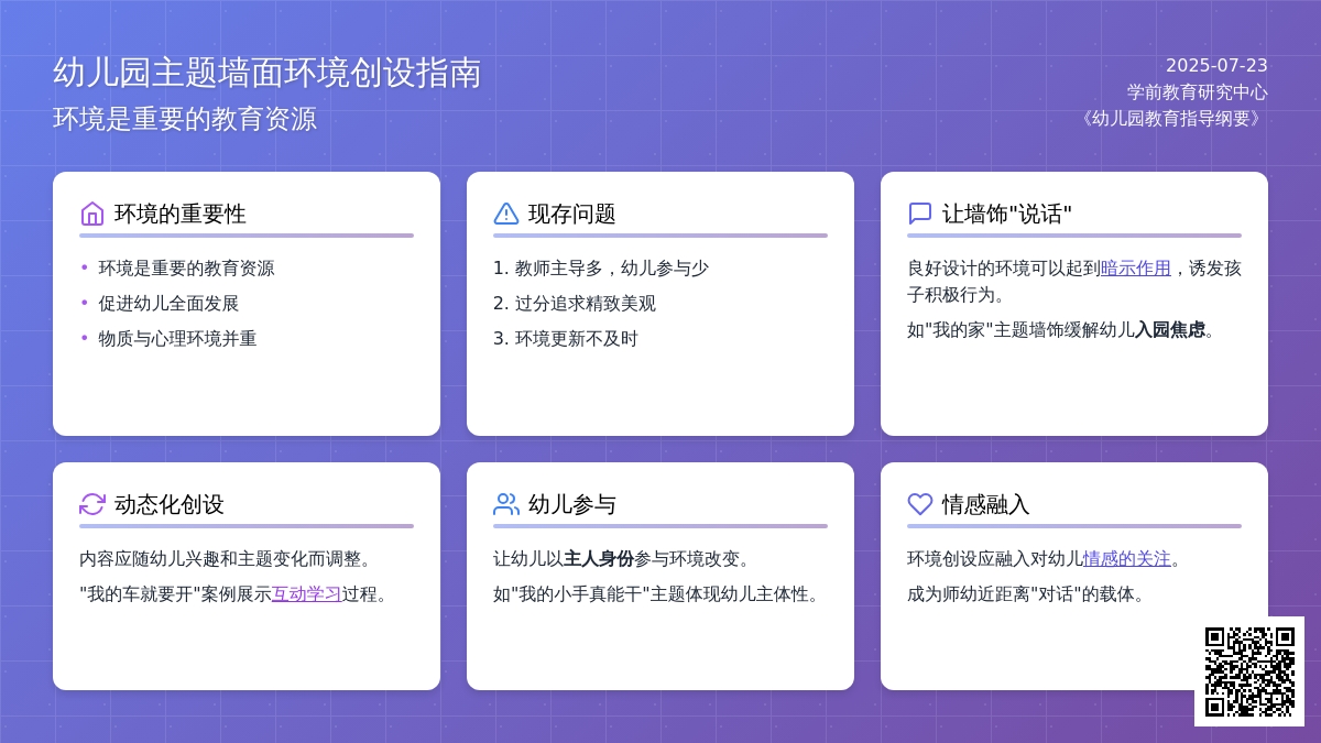 加强幼儿园主题墙面环境的建设