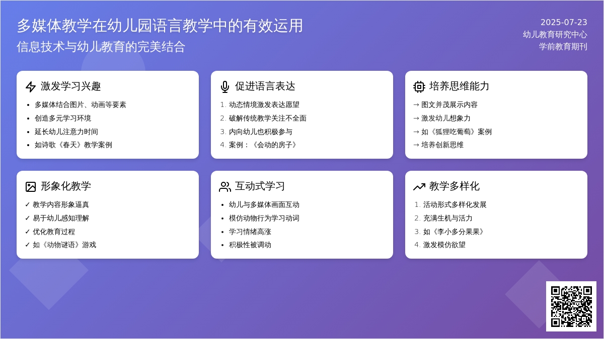 多媒体教学在幼儿园语言教学中的有效运用