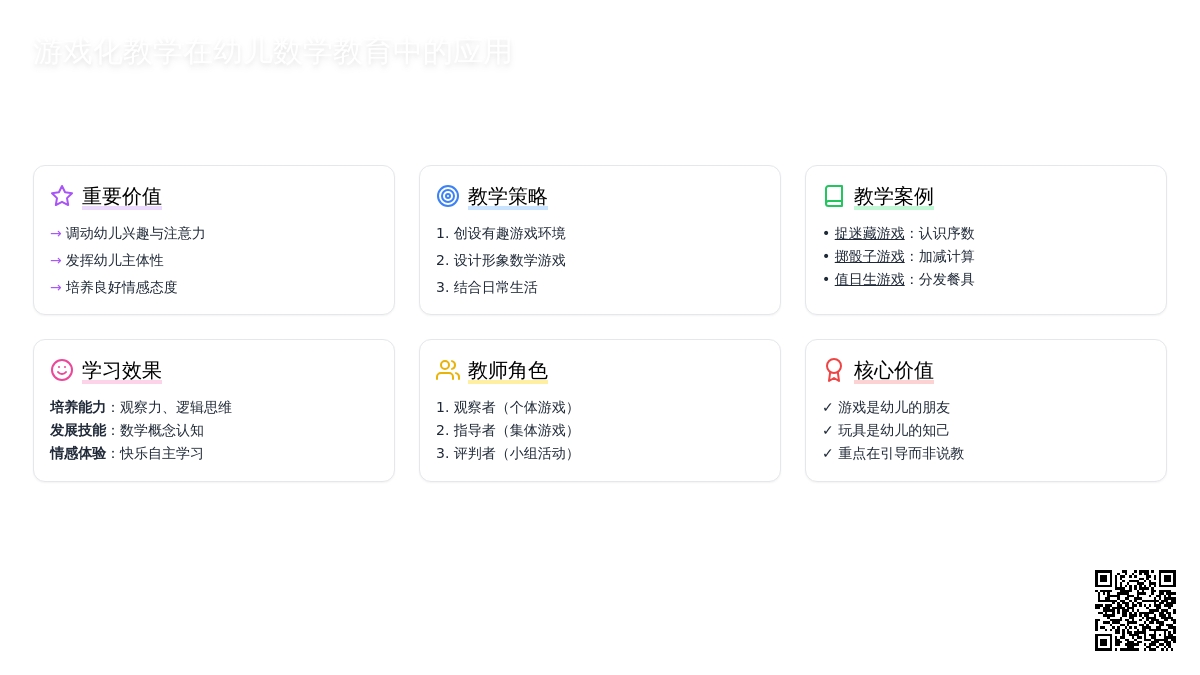 幼儿园数学教学游戏化的实现及价值解读
