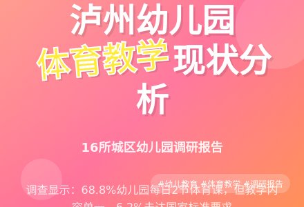 城区幼儿园体育教学现状分析论文-幼师课件网