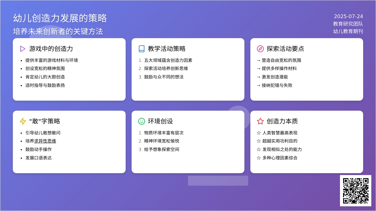 幼儿创造力发展的策略论文