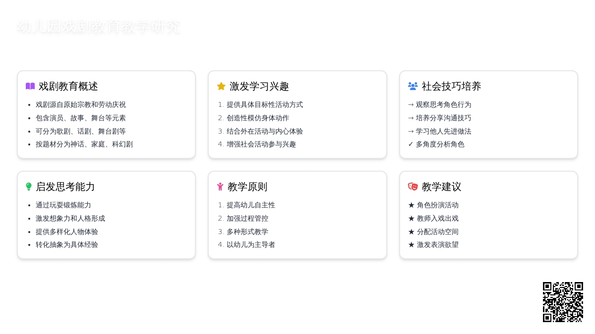 幼儿园戏剧教育教学研究论文