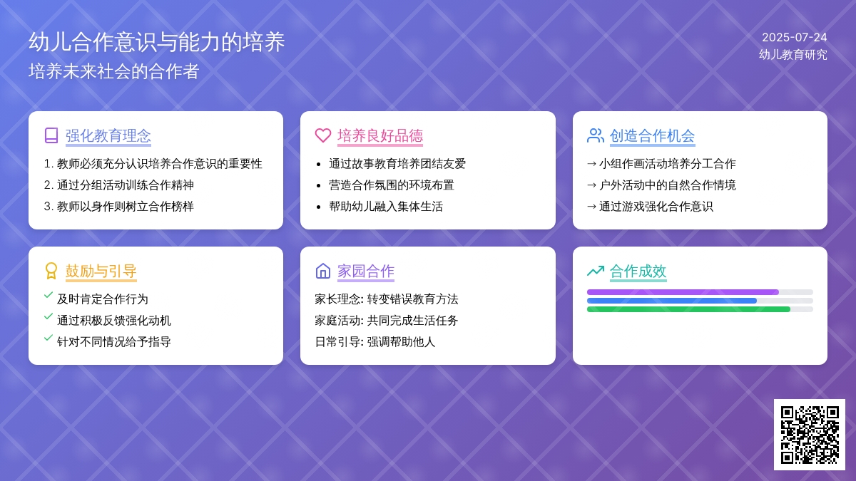 幼儿合作意识与能力的培养论文