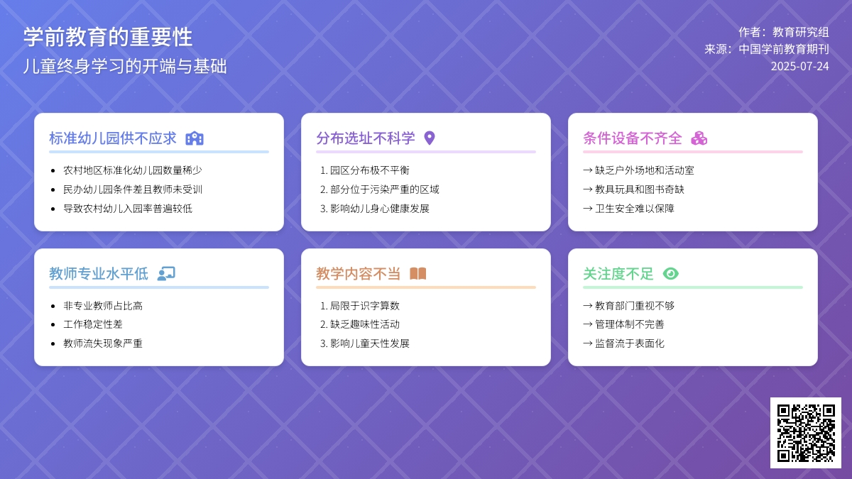 学前教育的重要性论文