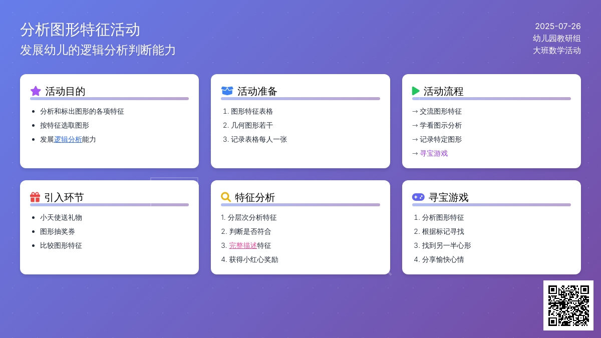 分析图形特征（大班数学）
