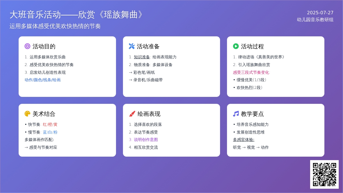 大班音乐活动――欣赏《瑶族舞曲》