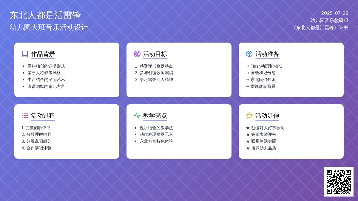 幼儿园大班音乐活动：东北人都是活雷锋