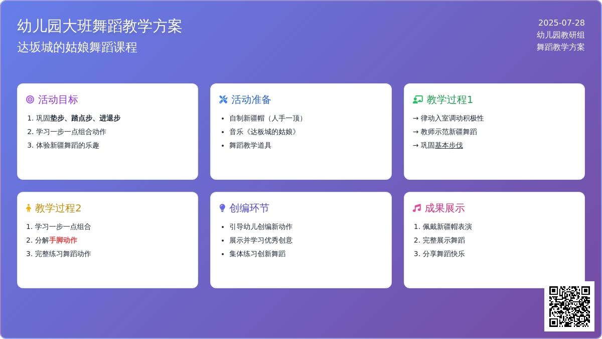 幼儿园大班舞蹈：达坂城的姑娘