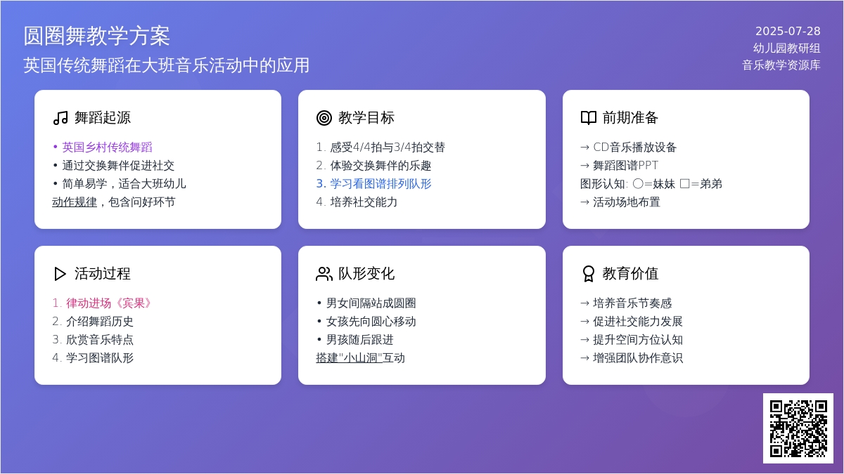 幼儿园大班音乐教案：圆圈舞