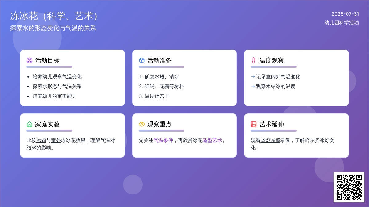 冻冰花（科学、艺术）