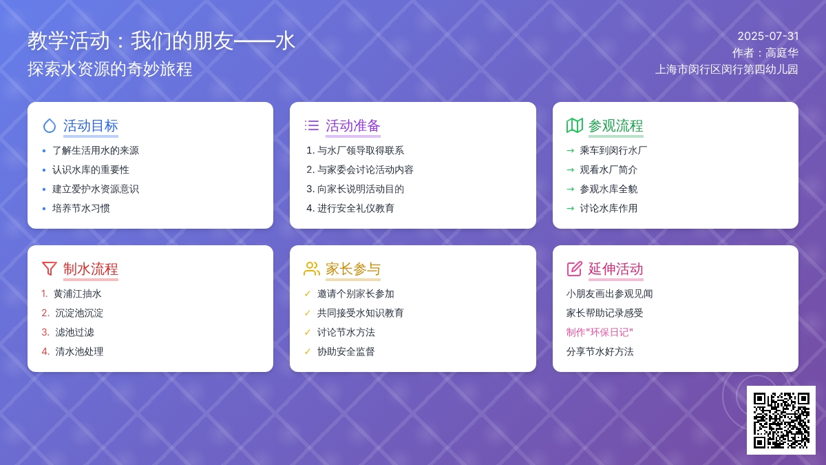 教学活动：我们的朋友――水
