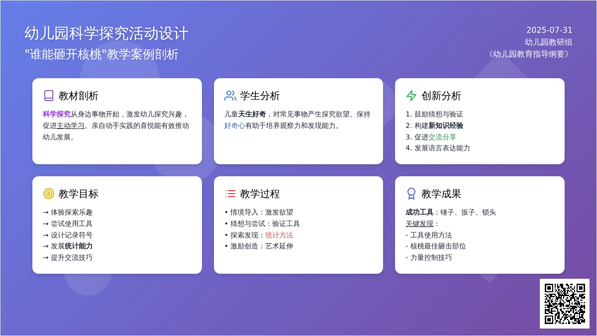 科学活动：谁能砸开核桃（详细）