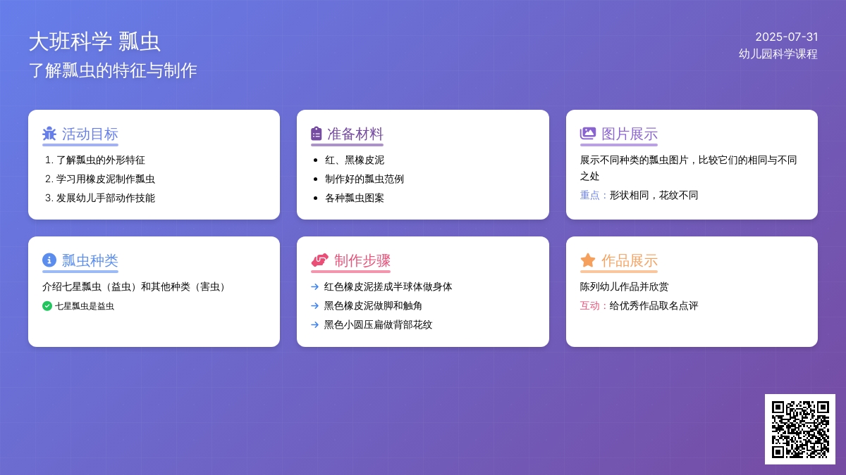 大班科学 瓢虫