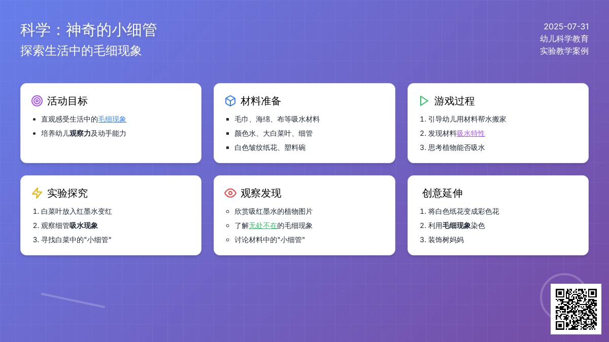 科学：神奇的小细管