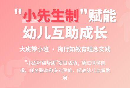 从理论到实践：小先生制在幼儿园教育中的应用策略——以我园大班项目活动“出发!小‘迈’籽帮帮团”为例-幼师课件网