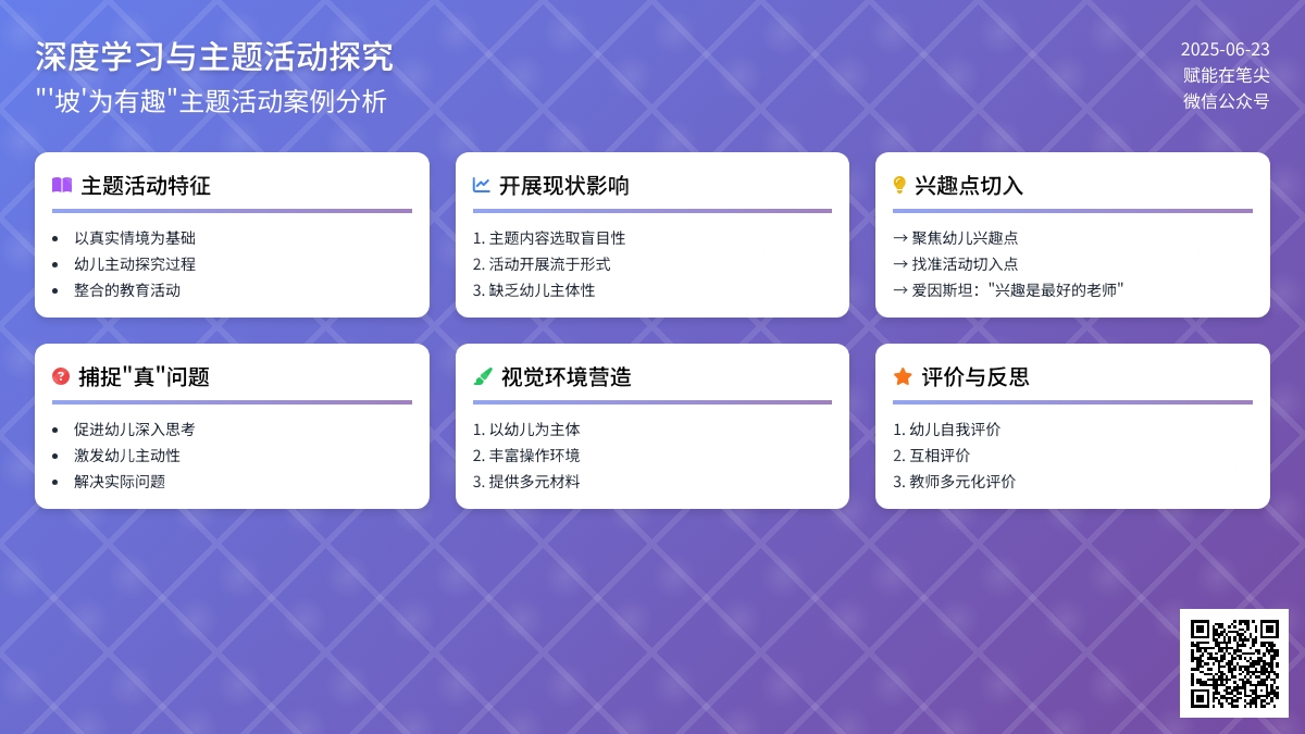 支持幼儿深度学习的主题活动探究——以中班主题活动“‘坡’为有趣”为例