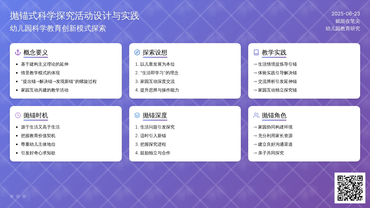 抛锚式科学探究活动的实践——以幼儿园大班为例