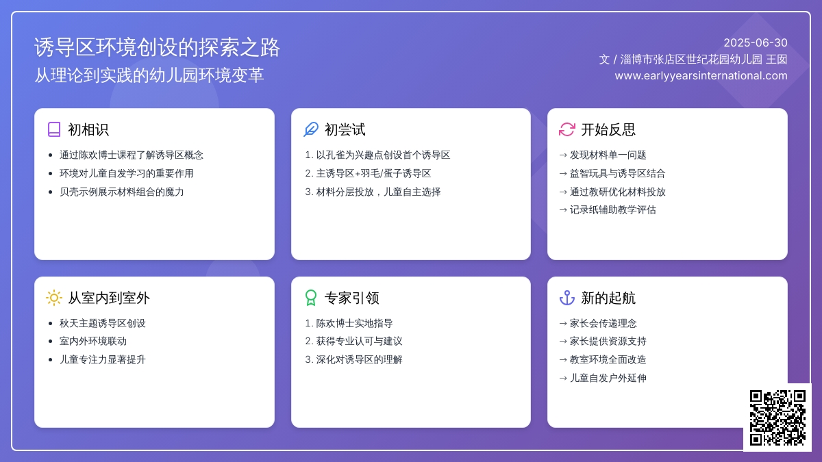 一所资源有限的公立幼儿园3年诱导区探索之路