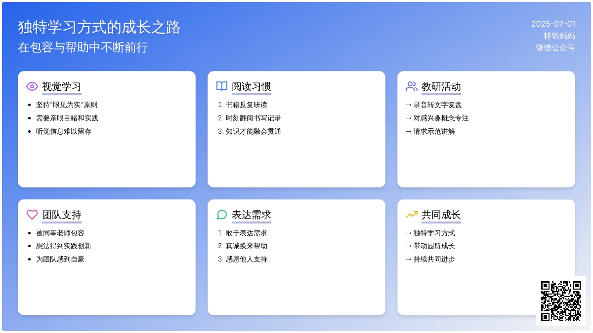 我的学习成长与教研之路