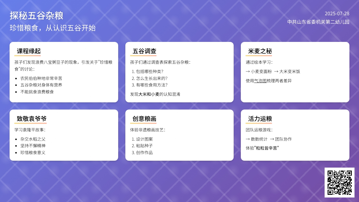 【班本课程】探秘五谷杂粮